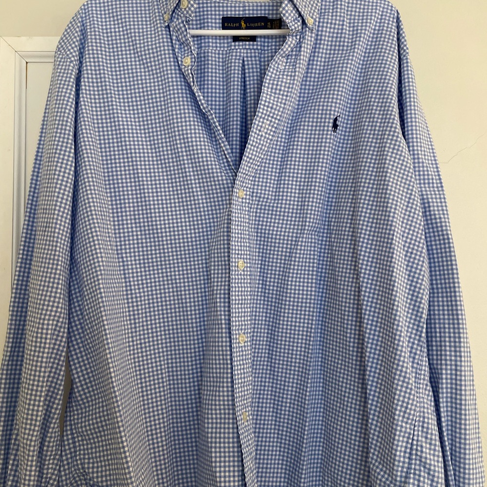 Ralph Lauren Blue Button Down Shirt